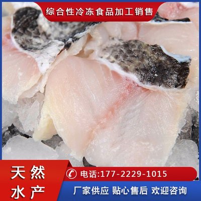 冷凍免漿黑魚片 去骨去刺 懶人菜預制菜批發 酸菜魚魚肉