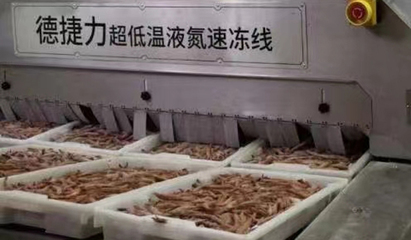 海鮮不“鮮”了?德捷力隧道式液氮速凍機,讓舟山海鮮更美味